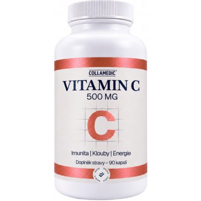 Collamedic Vitamín C 500 mg s postupným uvolňováním 90 kapslí – Hledejceny.cz