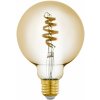 Žárovka Eglo Chytrá LED žárovka LM-ZIG, E27, G95, 5,5W, teplá bílá-studená bílá, jantarová
