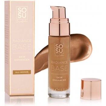 SOSU Cosmetics Rozjasňující podkladová báze pod make-up Radiance Base Silk Bronze 18 ml