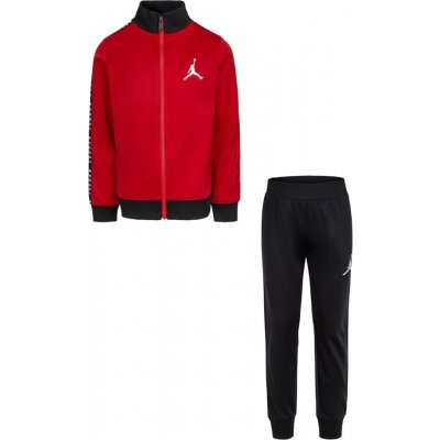 Air Jordan Tape Poly Tracksuit Infants black/red – Zboží Mobilmania