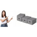 Esselte Home, velikost M, šedý, 3 ks – Zboží Živě