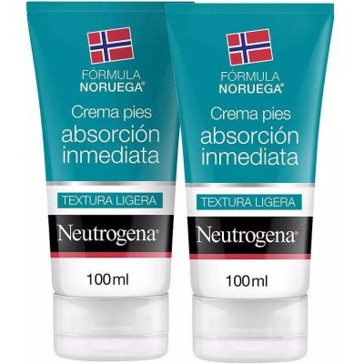 Neutrogena Zvlhčující krém na nohy okamžitá Vstřebatelný 2 x 100 ml