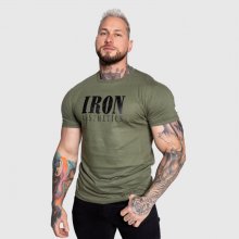 Aesthetics pánské sportovní tričko Iron Urban vojenská zelená