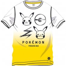 Sahinler dětské tričko Pokémon Pikachu bavlna bílé