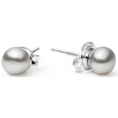NUBIS® stříbrné perlové šedé přírodní perly NBP001-6G