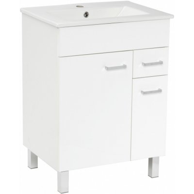 Multi Koupelnová skříňka s umyvadlem Multi 60x46 cm bílá SPPONZA SPPONZA – Sleviste.cz