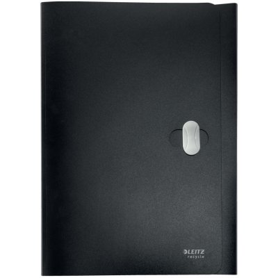 Leitz Desky s chlopněmi RECYCLE - A4, plastové, ekologické, černé – Hledejceny.cz