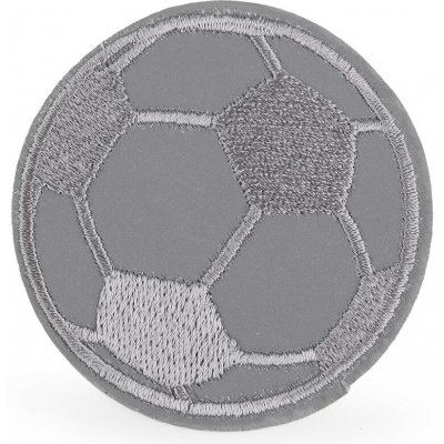 Reflexní nažehlovačka mix vzorů a velikostí Varianta: 6 šedá fotbalový míč, Balení: 10 ks – Zboží Dáma