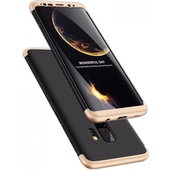 Pouzdro Beweare 360 oboustranné Samsung Galaxy S9 Plus - zlatočerné
