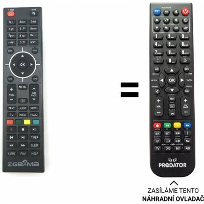 Dálkový ovladač Predátor Zgemma H7S, ZGEMMA Star H.2S – Zboží Živě