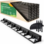 Unigardia Eco Neviditelný obrubník 5,5 cm x 12 m s 50 kolíky černá 1 ks – Hledejceny.cz