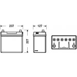Exide Excell 12V 45Ah 300A EB454 | Zboží Auto