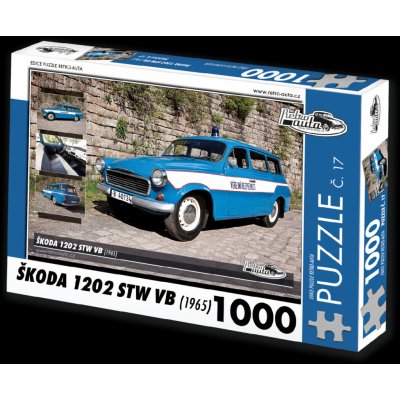 Retro-Auta č. 17 Škoda 1202 STW VB 1965 1000 dílků – Zbozi.Blesk.cz