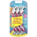 Gillette Venus 3 Colors 6 ks – Zboží Dáma