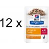 Hill's Prescription Diet C/D Urinary Stress s kuřetem 12 x 85 g