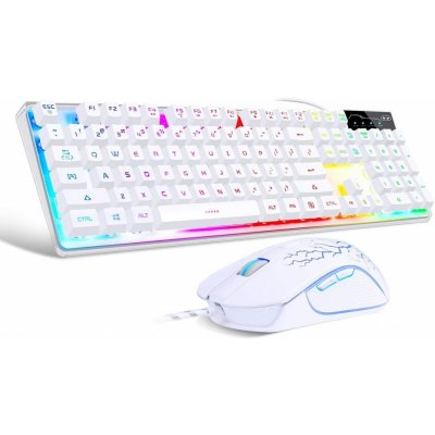 MageGee Keyboard&Mouse Combo US K1-W – Zboží Mobilmania