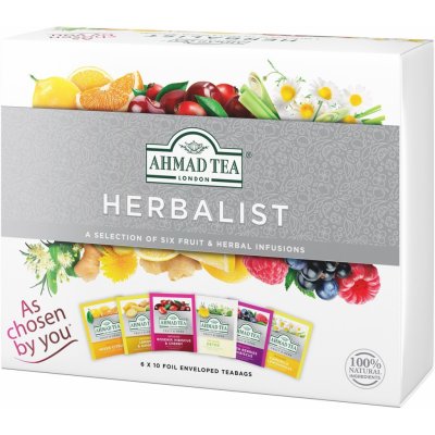 Ahmad Tea sada ovocných a bylinných čajů Herbalist 6 x 10 x 2 g