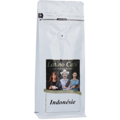 Latino Café ® Káva Indonésie čerstvě pražená 100% arabica zrnková 1 kg – Hledejceny.cz