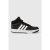 Dětské kotníkové boty adidas Hoops Mid 3.0 K GW0402 – černé
