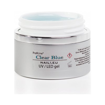 Nail1 ProfiLine Clear Blue hustý Jednofázový UV/LED Gel 15 ml