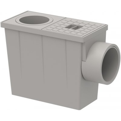Likov Lapač střešních splavenin GRH boční 100/110 mm šedý – Hledejceny.cz