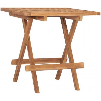 OMAXI 208564 Skládací zahradní stolek 50 x 50 x 50 cm masivní teakové dřevo – Hledejceny.cz