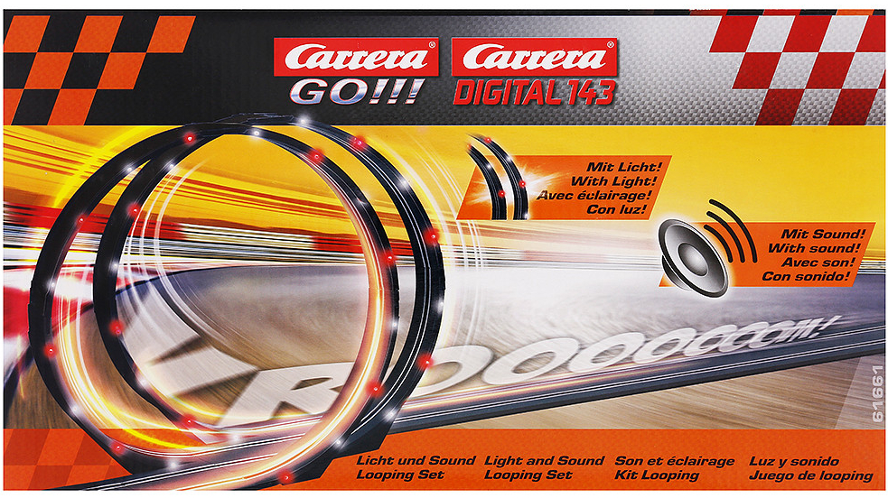 61661 Carrera GO!! LED Looping Set mit Licht und Sound