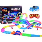 Mamido Velká svítící autodráha s LED autíčkem 656 cm – Zbozi.Blesk.cz
