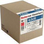 Fischer 573095 šrouby do dřevotřísky 16 mm TX 1000 ks – Hledejceny.cz