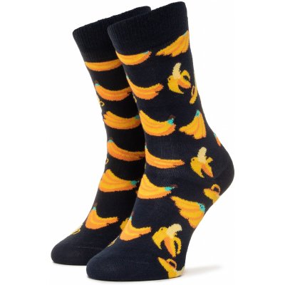 Happy Socks ponožky s banány vzor Banana Černé – Hledejceny.cz