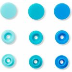 Patentky "Color snaps" 12,4mm - PRYM LOVE tvar kolečka barva .modrá – Hledejceny.cz