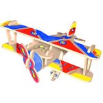 Creatoys Dřevěná skládačka s obtisky- Dvouplošník – Zboží Živě