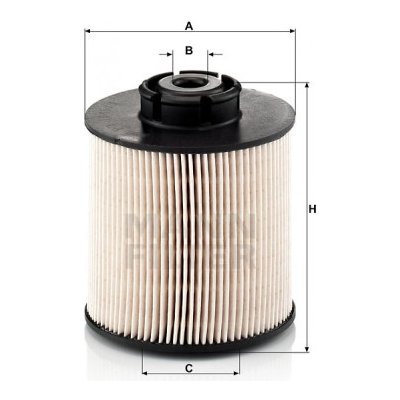 MANN FILTER Palivový filtr PU 1046/1 x – Sleviste.cz
