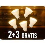 V-TAC GU10 LED žárovka 6W, 445lm, 38°, stmívatelná, Samsung chip 2+3 neutrální bílá – Hledejceny.cz