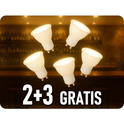 V-TAC GU10 LED žárovka 6W, 445lm, 38°, stmívatelná, Samsung chip 2+3 neutrální bílá – Hledejceny.cz