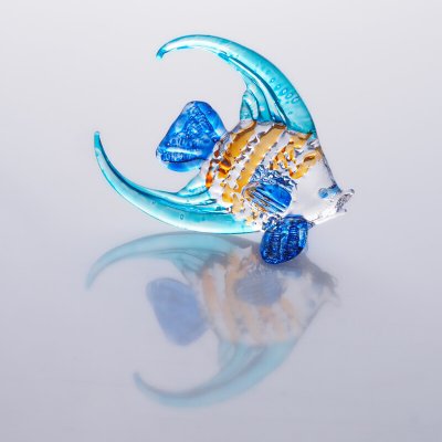 Soška sklo Fish tyrkysová – Hledejceny.cz