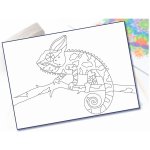 Radost v písku Šablona na pískování chameleon A4 210 x 297 mm – Zboží Dáma