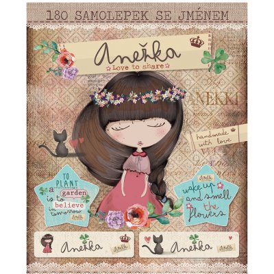 ARGUS Nálepky se jménem Anežka – Zboží Mobilmania