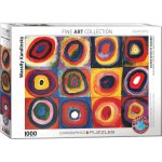 EuroGraphics Kandinsky Studie barevných čtverců 1000 dílků – Zboží Mobilmania