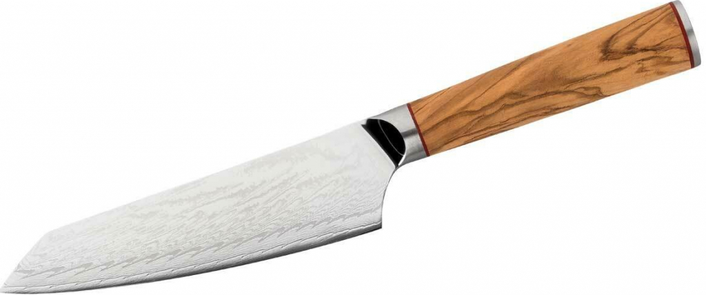 Herbertz Chef Damast Olive šéfkuchařský nůž dřevo 16 cm