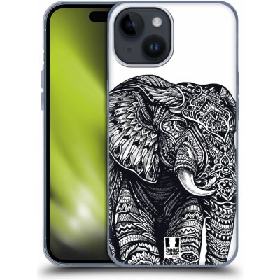 Pouzdro Head Case Apple iPhone 15 Zdobený Slon – Zboží Mobilmania