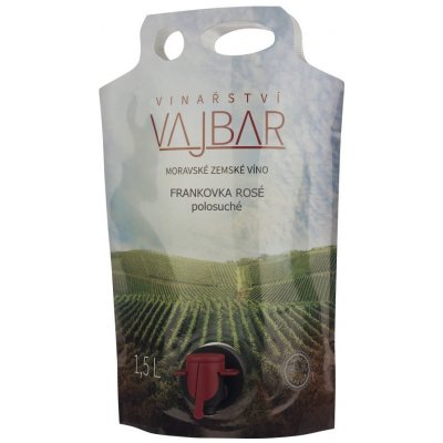 Vinařství Vajbar Frankovka Růžové 11,5% 1,5 l (karton) – Hledejceny.cz