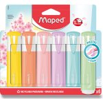 Maped 42558 Fluo Peps Pastel 6 ks – Zboží Mobilmania