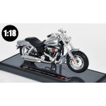 Harley Davidson Maisto 2009 FXDFSE Cvo Fat Bob stříbrná 1:18 – Sleviste.cz