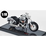 Harley Davidson Maisto 2009 FXDFSE Cvo Fat Bob stříbrná 1:18 – Zbozi.Blesk.cz