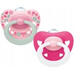 Nuk silikon šidítko 2 ks Signature Pink – Hledejceny.cz