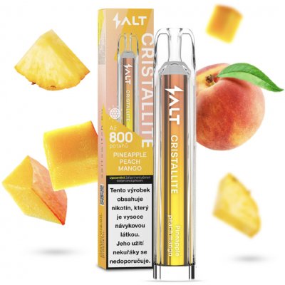 ProVape Salt Cristallite Pineapple Peach Mango 20 mg 800 potáhnutí – Zboží Mobilmania
