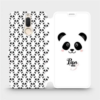 Pouzdro Mobiwear parádní flip Huawei Mate 10 Lite - M030P Panda Amálka