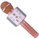 Respelen Karaoke bluetooth WS 858 Rose gold – Zboží Dáma