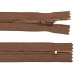 Spirálový zip no.3 nerozepínací 30cm - více barev color: 701 hnědá – Hledejceny.cz